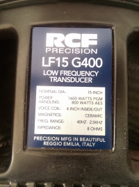 RCF LF15G400